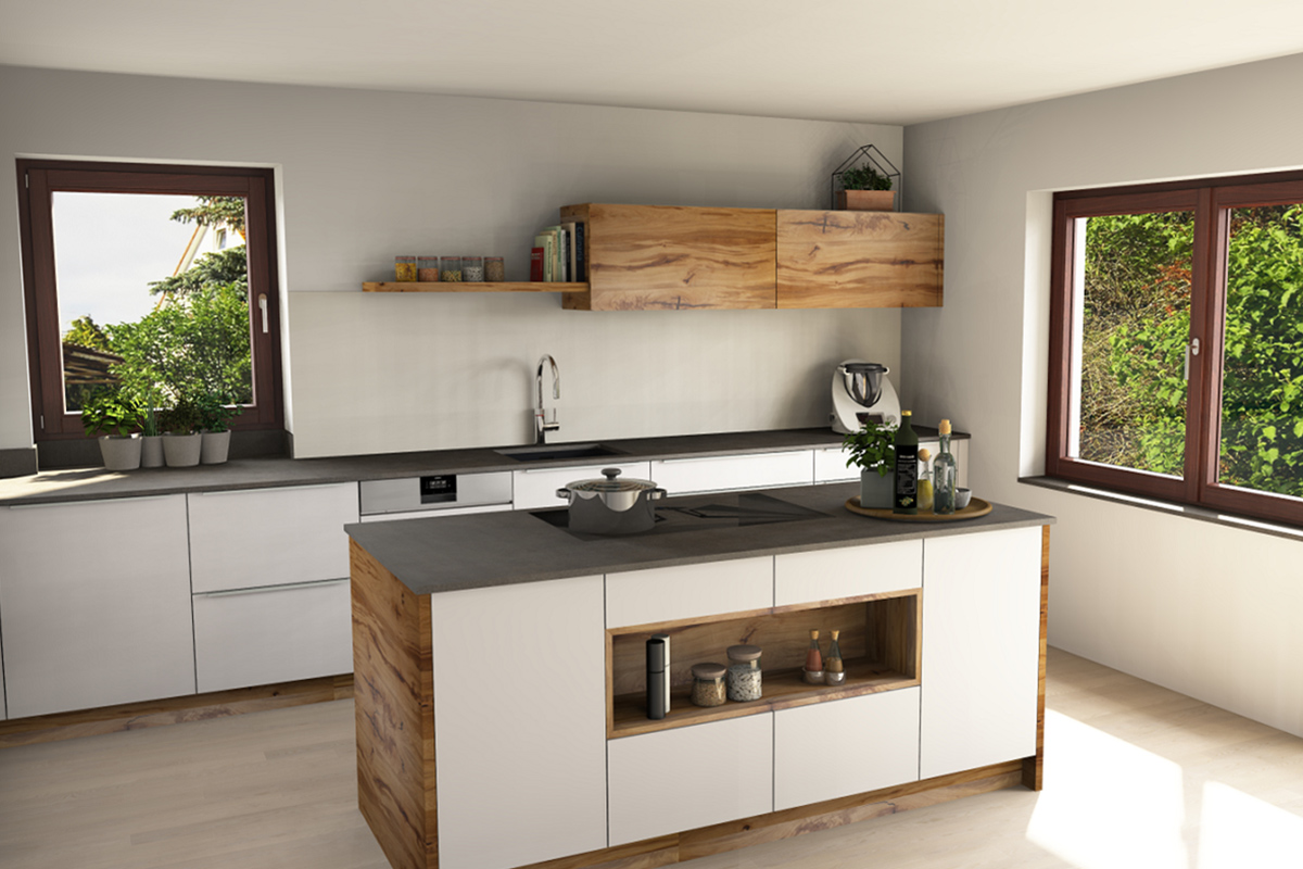 Ihre Küchen-Planung - Vorher-Nachher | Schreinerei Holzmüller Moorenweis